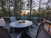 Pinetop Getaway w/ Sunset Deck & Fire Pit Table